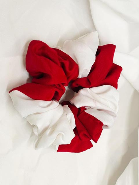 Dual Color Scrunchies Pack of 4 (PK-02)