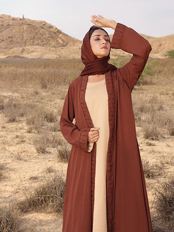 Neutral pallet modest dress (MW-05)