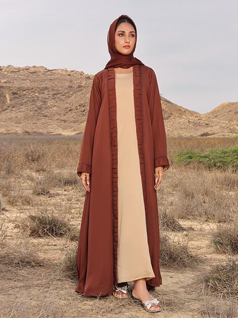Neutral pallet modest dress (MW-05)