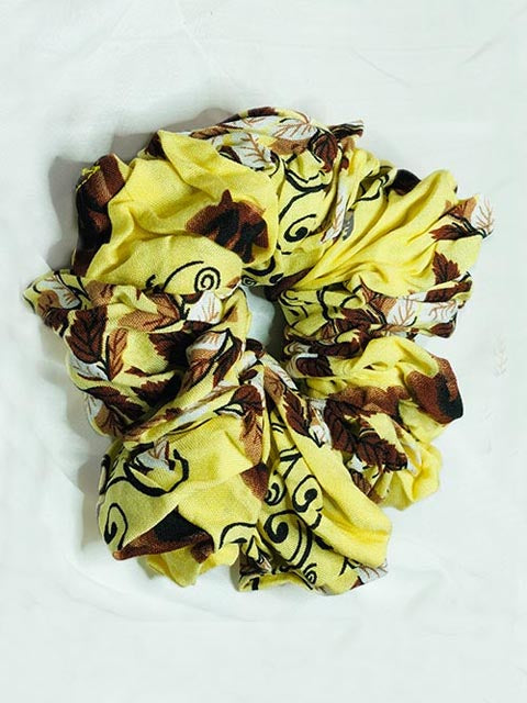 Yellow Affair Scrunchie (B-122)