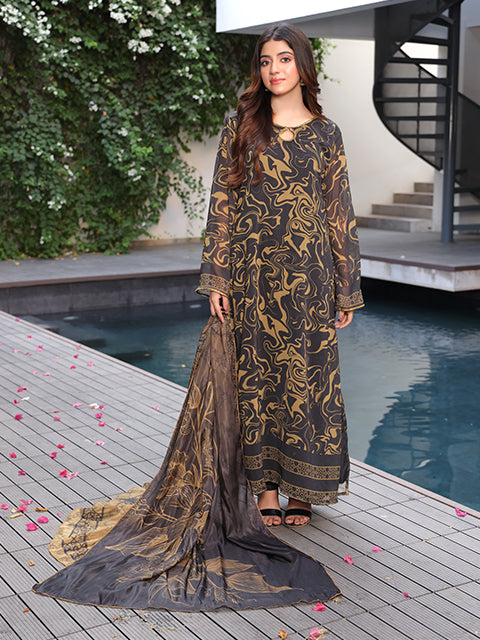 Dazzling Bodycon Dress (FR-758) With Dupatta (2pc) / XL Dazzling Bodycon Dress (FR-758) With Dupatta (2pc) / XL