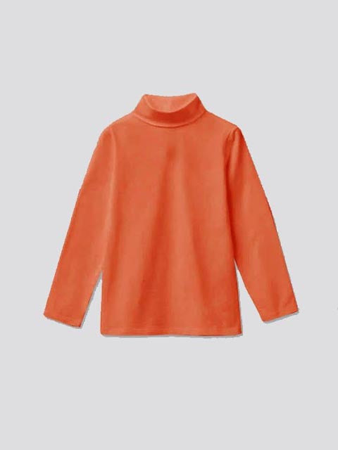 Kids orange turtleneck best sale