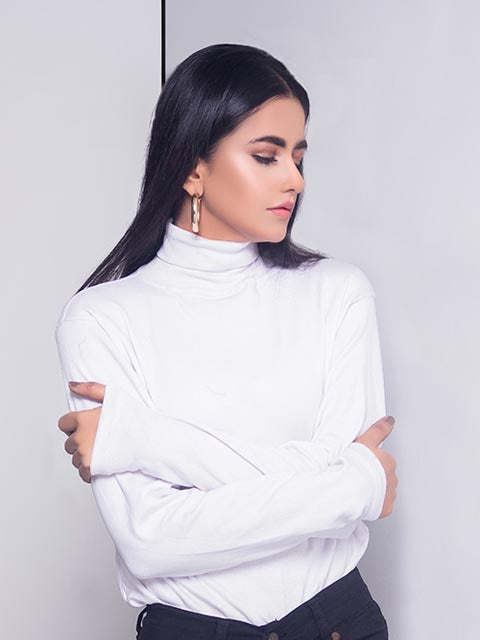 White Turtle Neck Jumper (H-WHITE)