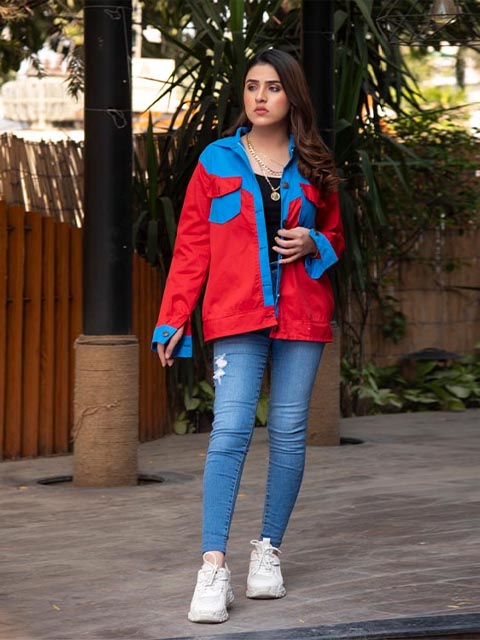 Twofold Coloured Jacket (TD-08)