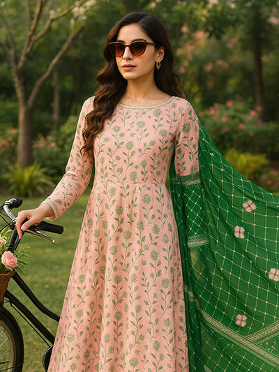 Rosewood Charm  (Unstitched) LUS-09