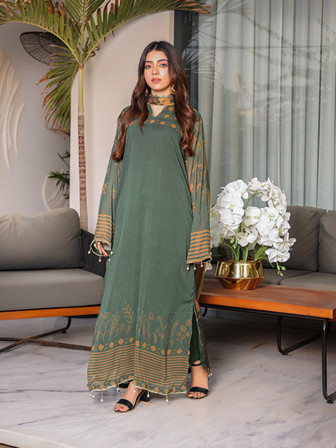 sachin and babi light blue dress Embroidery Yoke Dress – Thatch and Bhaer main image 1