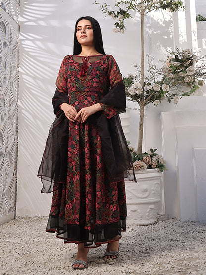 Dark Orchid Floral (FRT-71)
