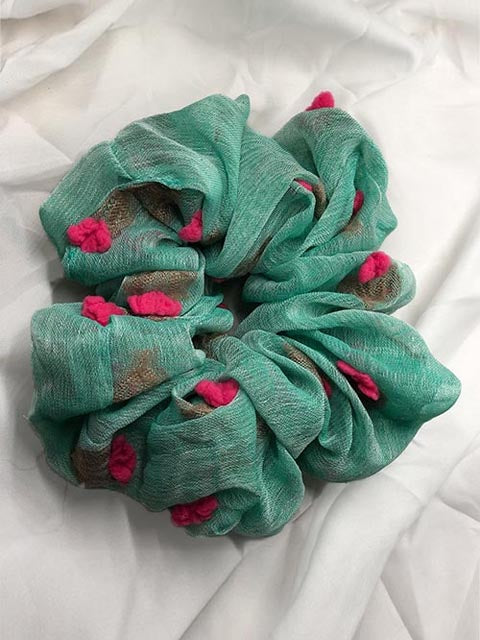 Teal Scrunchie (B-48)