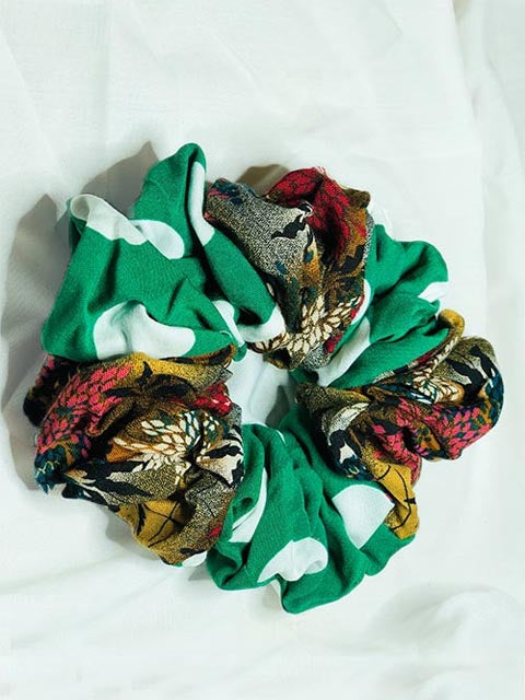 Multi Clouded Scrunchie (B-127)