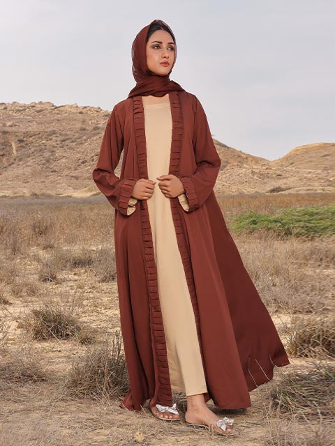 Neutral pallet modest dress (MW-05)