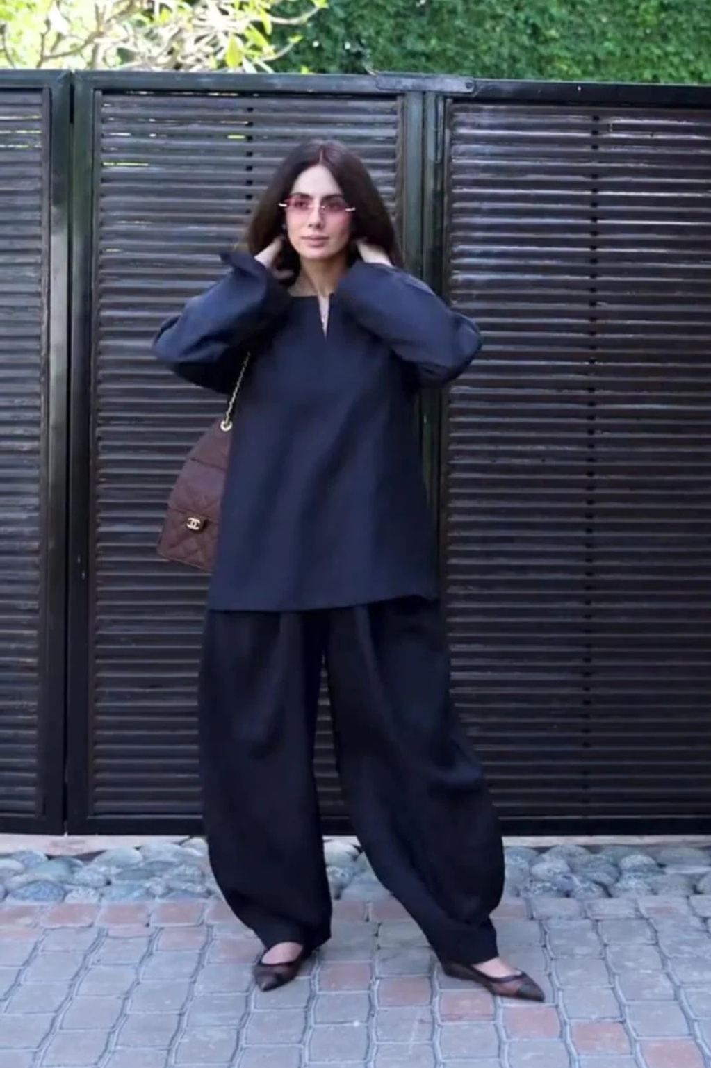 Midnight Minimal Co-Ord Set – Relaxed Fit Black Ensemble - CS-05
