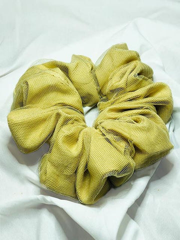 Mustard Net Scrunchie (B-108)