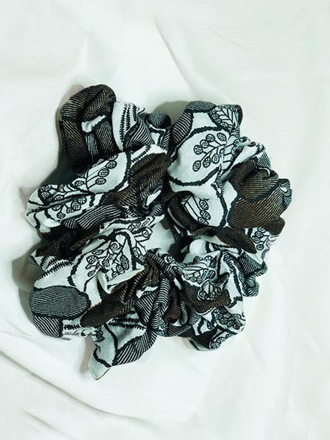 Pack of 10 Printed Scrunchies (PK-09)
