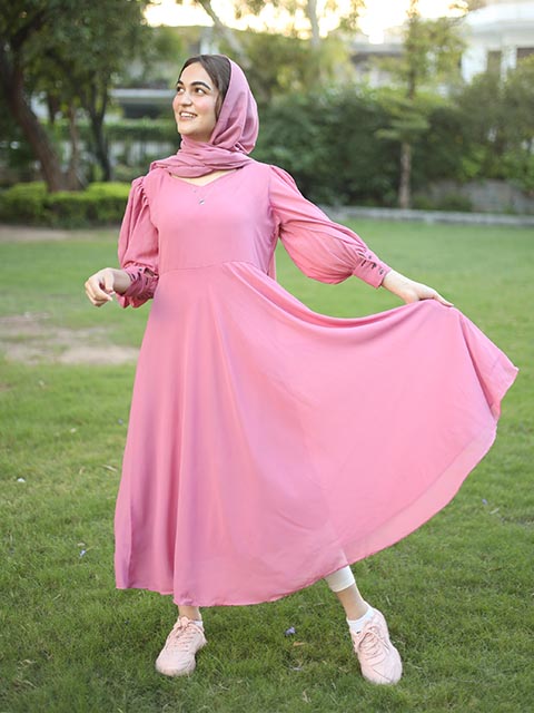 Pink Dreams With Scarf (FR-419)