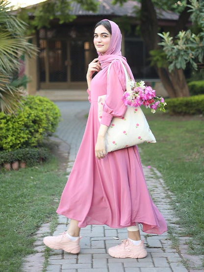 Pink Dreams With Scarf (FR-419)