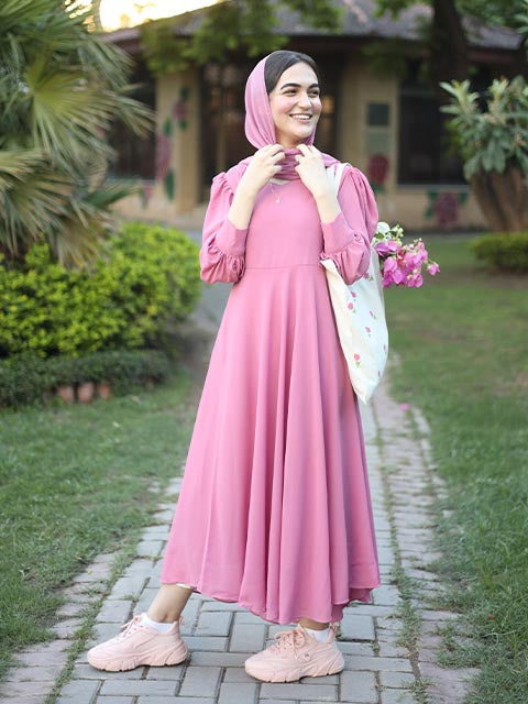 Pink Dreams With Scarf (FR-419)