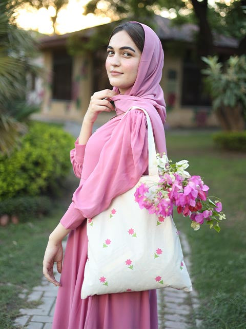 Pink Dreams With Scarf (FR-419)