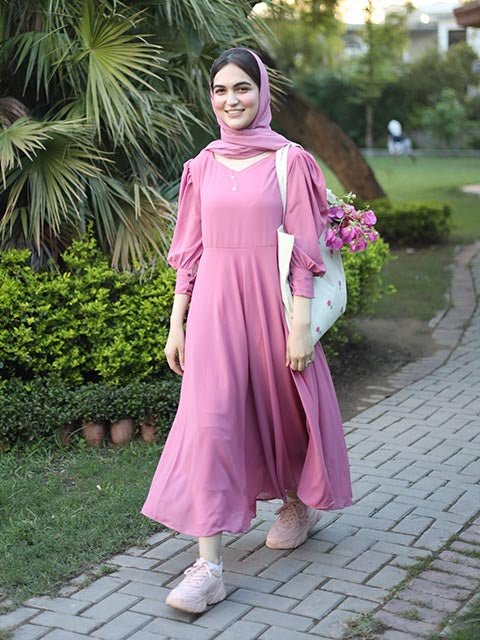 Pink Dreams With Scarf (FR-419)