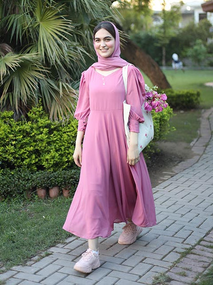 Pink Dreams With Scarf (FR-419)