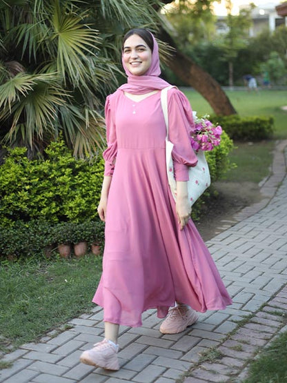Pink Dreams With Scarf (FR-419)