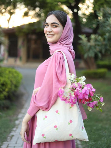 Pink Dreams With Scarf (FR-419)