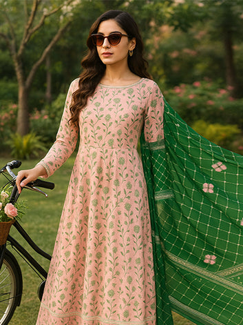 Rose Meadow  (Unstitched 3pc) LUS-05