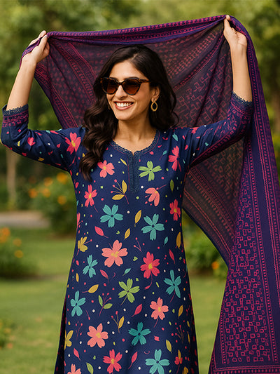 Floral Fiesta  (Unstitched) LUS-06