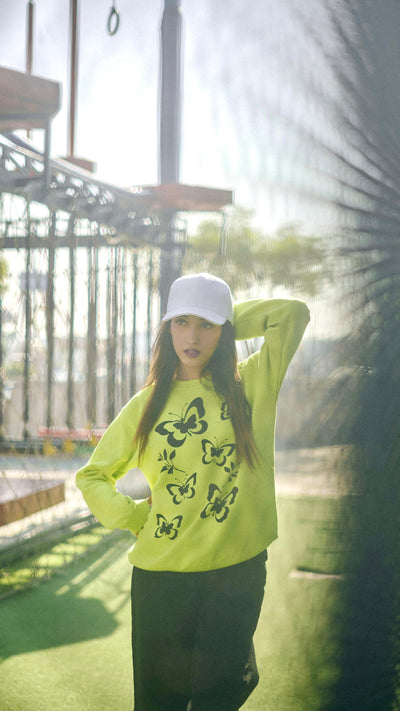 Neon Printed Sweatshirt{SD-05}