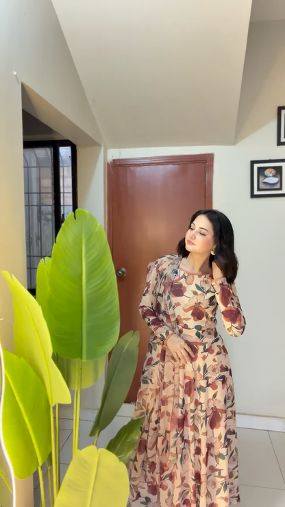 Calico flowers dress (FRT-74)