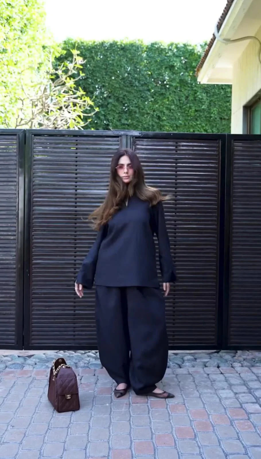 Midnight Minimal Co-Ord Set – Relaxed Fit Black Ensemble - CS-05