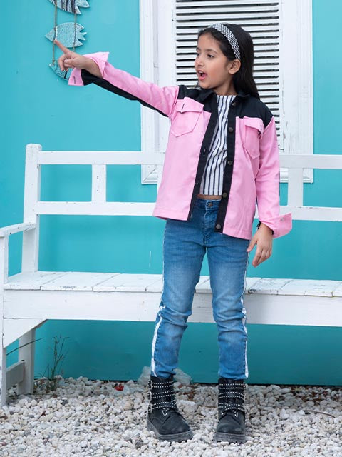 Pink Black Jacket (TDK-11)