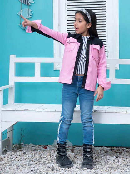 Pink Black Jacket (TDK-11)