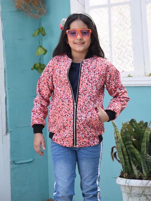 Floral Bomber Jacket (TDK-03)