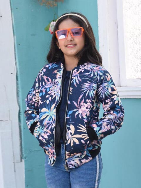 Multi Floral Bomber Jacket (TDK-01)