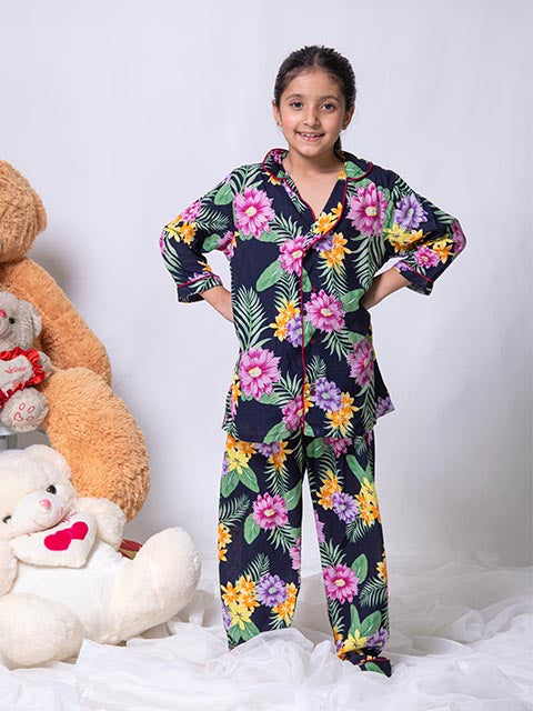 Floral Affair Kids Pjs (NJ-03)