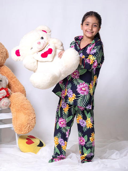 Floral Affair Kids Pjs (NJ-03)