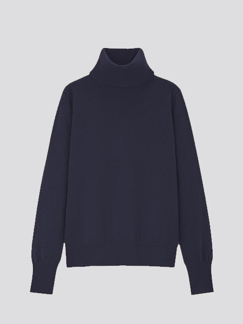 Navy Blue Turtle Neck (H-NAVY BLUE)