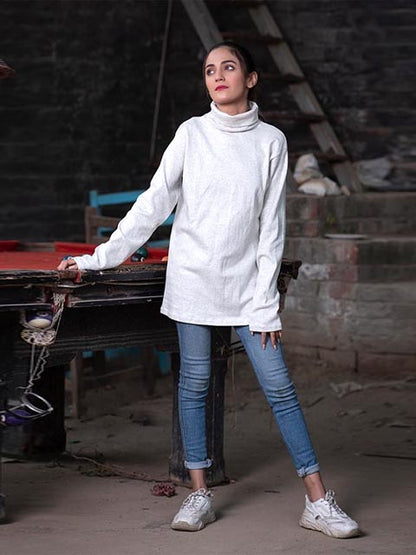 Heather Grey Highneck (H-HEATHER GREY)