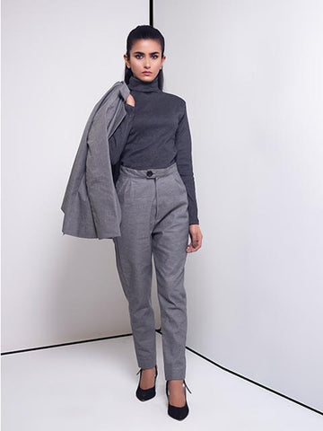 Charcoal Turtle Neck (H-CHARCOAL)