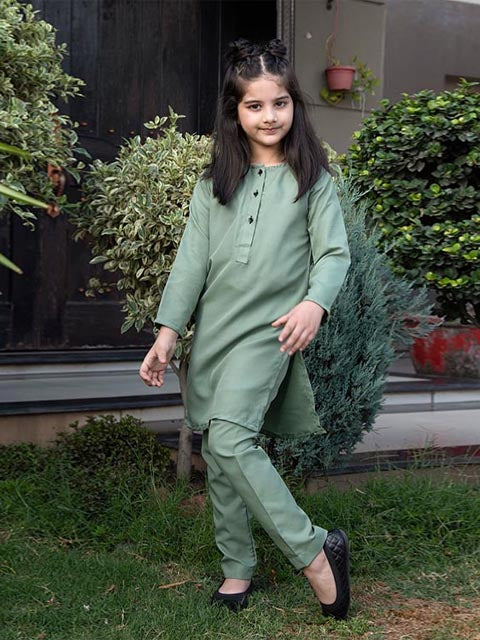 Light Green Kurta Shalwar (NK-34)