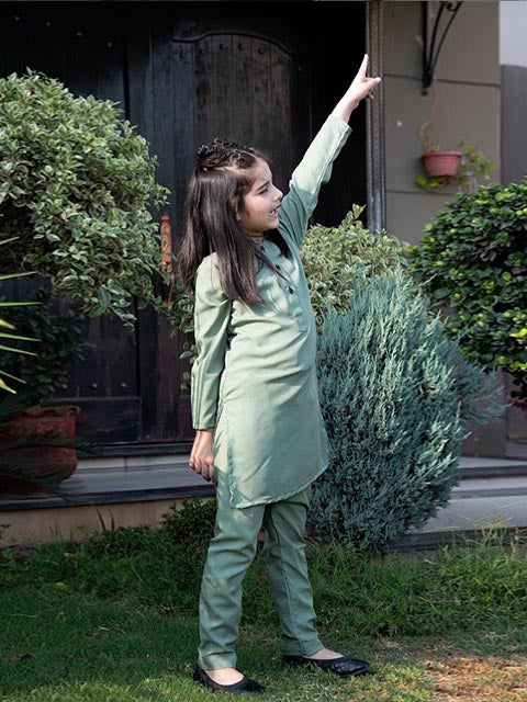 Light Green Kurta Shalwar (NK-34)